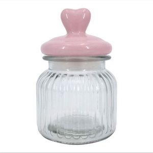 Valentine’s Day: Heart Glass Container